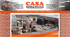 Desktop Screenshot of casabuildingmaterials.com