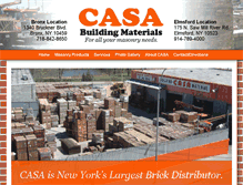 Tablet Screenshot of casabuildingmaterials.com